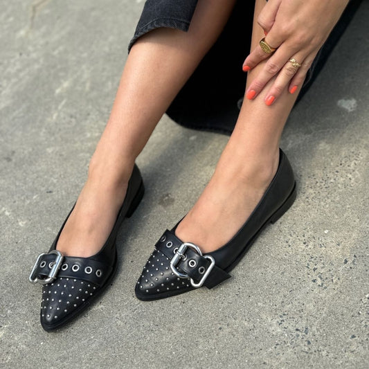 COPENHAGEN SHOES AS THE MOVE BLK Ballet flats 0001 BLACK