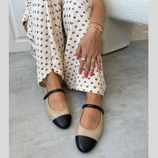 COPENHAGEN SHOES BE FOREVER Ballet flats 0007 BLACK / NUDE