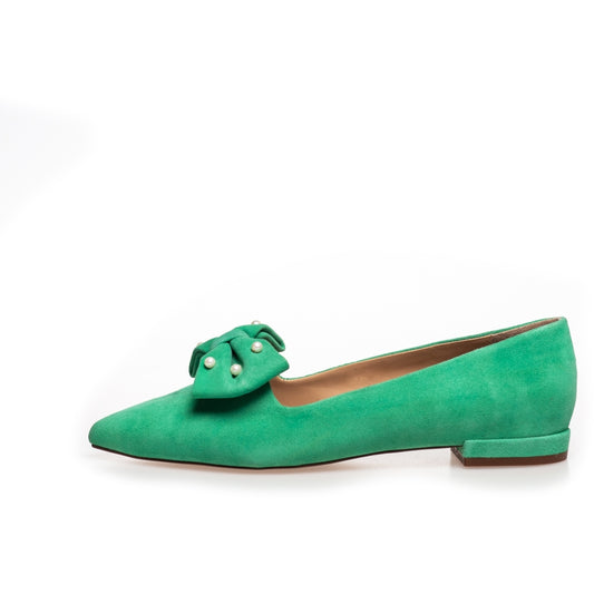 COPENHAGEN SHOES BE GOOD PEARLS Loafers 0027 GREEN