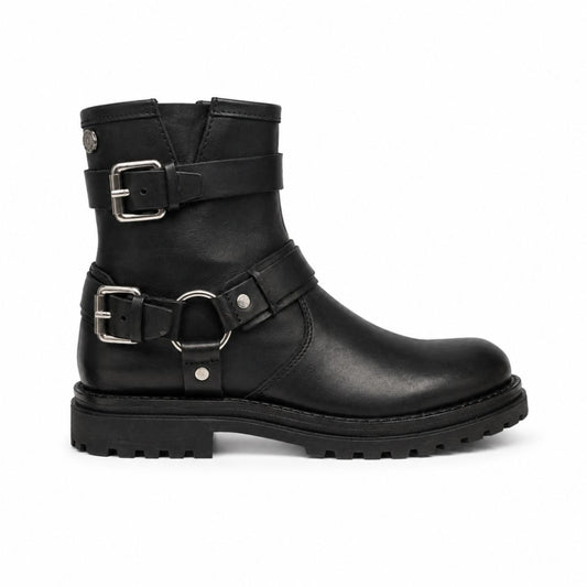 COPENHAGEN KIDS BIKER LOW (WR) Boots 0001 BLACK