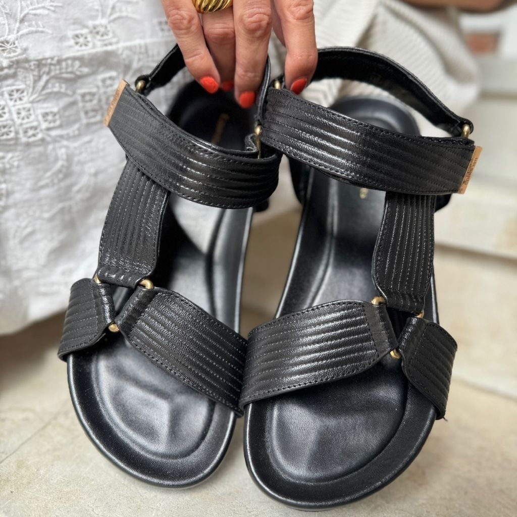 COPENHAGEN SHOES CARRIE LEATHER Sandals 0001 BLACK