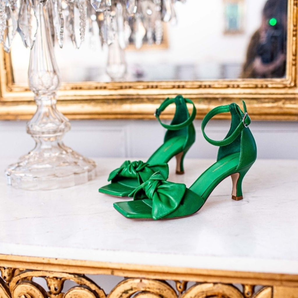 DANCING Green leather