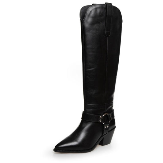 COPENHAGEN SHOES DIVIDED VIBES Long boot 0001 BLACK
