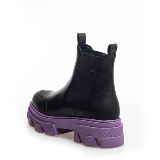 COPENHAGEN SHOES FOREVER FREEDOM Boots 0129 BLACK PURPLE