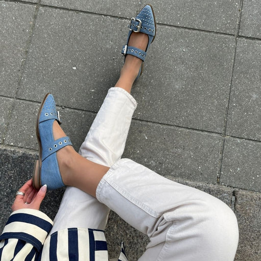 COPENHAGEN SHOES FUTURE VIBES - BLUE DENIM Ballet flats 0740 BLUE DENIM