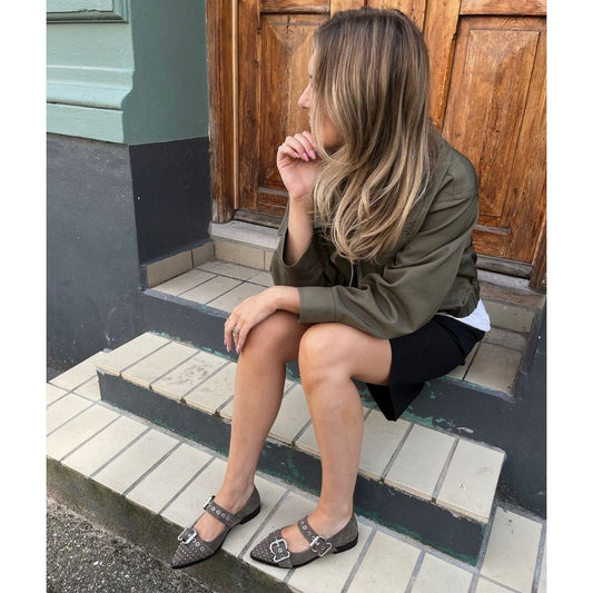 COPENHAGEN SHOES FUTURE VIBES SUEDE Ballet flats 0027 GREEN