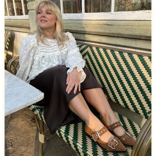 COPENHAGEN SHOES FUTURE VIBES SUEDE Ballet flats 632 TAN