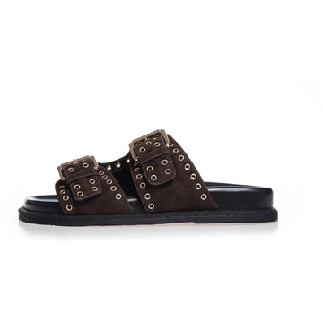 COPENHAGEN SHOES HOPE Slippers 004 Dark brown