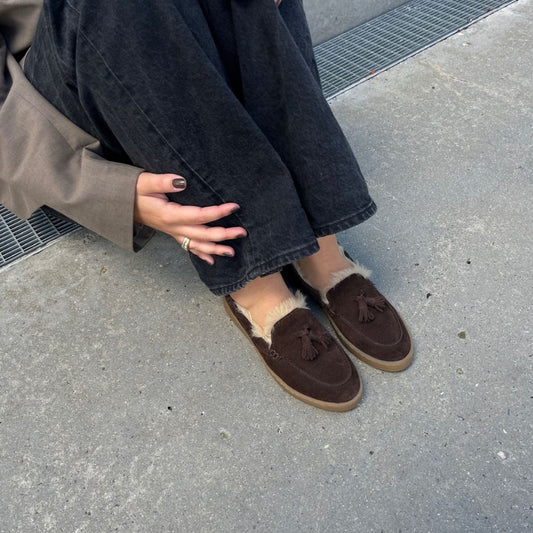COPENHAGEN SHOES JUST A KISS Loafers 0018 DK BROWN