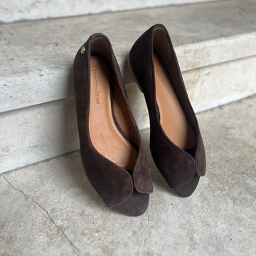 COPENHAGEN SHOES LIKE A MELODY PLAIN Ballet flats 004 Dark brown