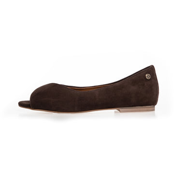 COPENHAGEN SHOES LIKE A MELODY PLAIN Ballet flats 004 Dark brown