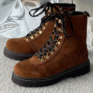 COPENHAGEN SHOES LIVING LIFE Boots 148 Cognac suede