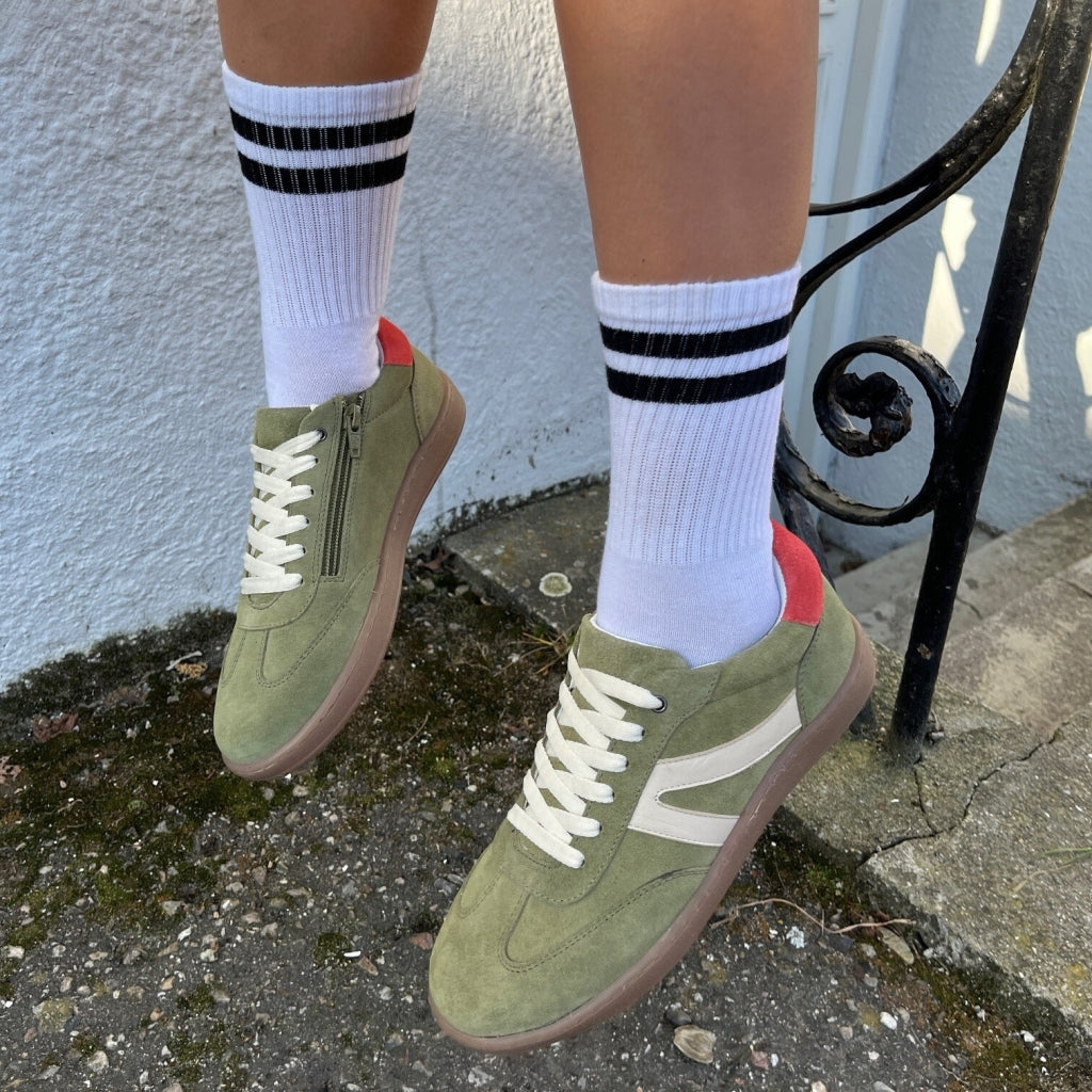 COPENHAGEN KIDS MAILA SUEDE Sneakers 382 OLIVE