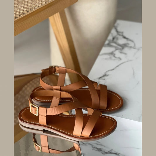 COPENHAGEN SHOES MARI-Copenhagenshoes by Josefine valentin Sandals 112 Cognac