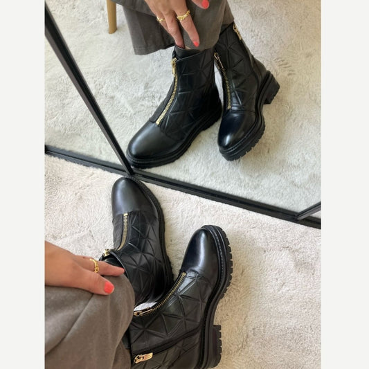 COPENHAGEN SHOES MOONLIGHT LEATHER Boots 0001 BLACK