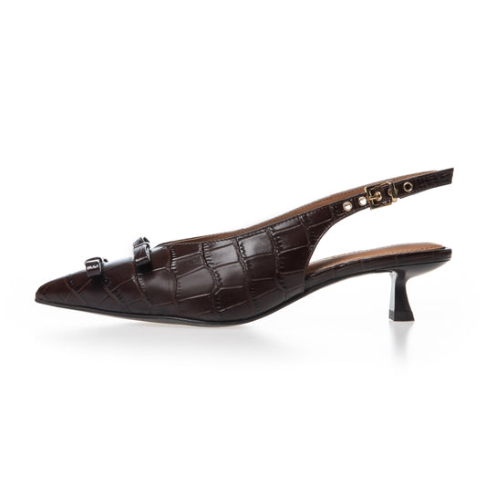 COPENHAGEN SHOES MY GOLD CR. Stilettos 004 Dark brown