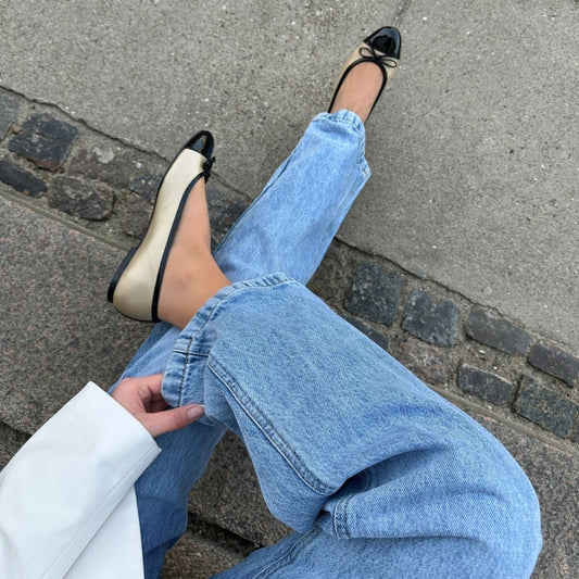 COPENHAGEN SHOES MY OWN BALLERINAS GOLD Ballet flats 501 GOLD/BLACK