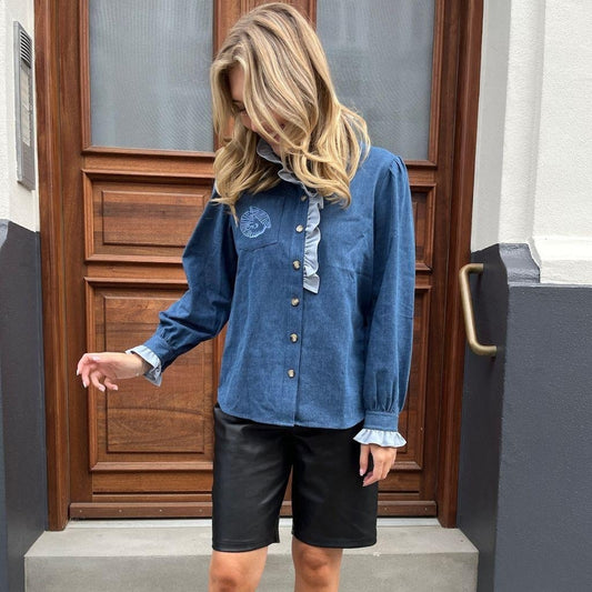 STORIES FROM THE ATELIER by COPENHAGENSHOES NATURE SHIRT SHIRT 0023 MEDIUM BLUE