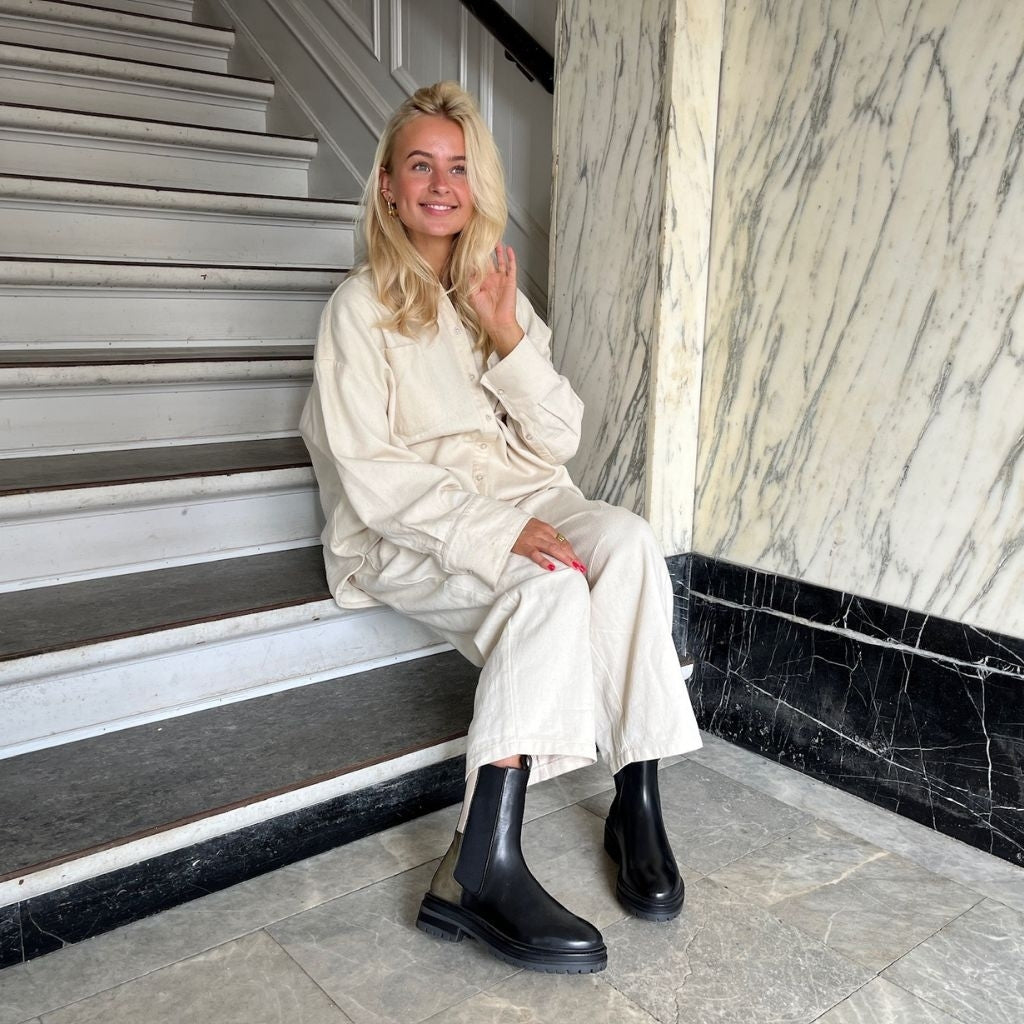 COPENHAGEN SHOES NEW CHESSNY COMBI Boots 001 Black