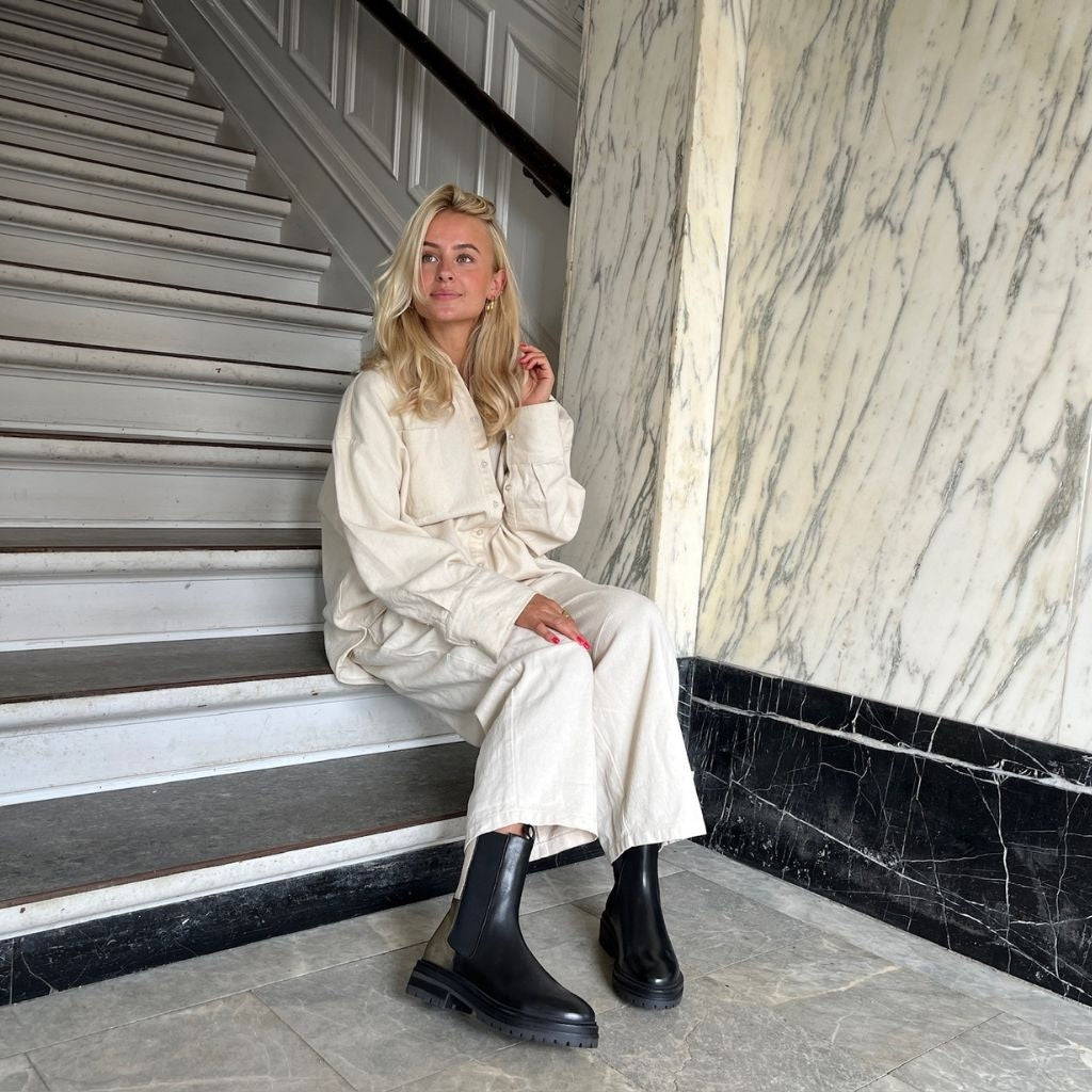 COPENHAGEN SHOES NEW CHESSNY COMBI Boots 001 Black