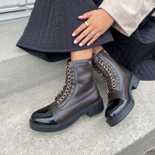 COPENHAGEN SHOES NEW ROCK MULTI Boots 0500 BROWN/BLACK