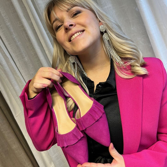 COPENHAGEN SHOES NEW ROMANCE 23 - SUEDE Ballet flats 0044 PINK