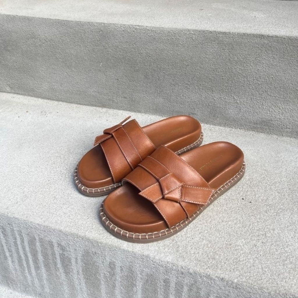 COPENHAGEN SHOES NOELLE Slippers 0241 COGNAC