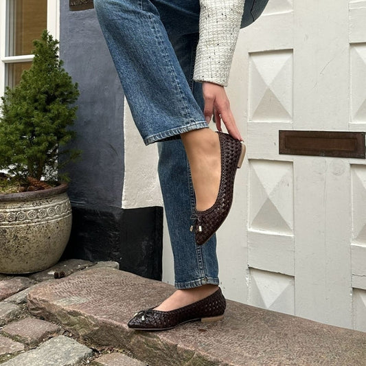 COPENHAGEN SHOES ON MY LOVE BROWN Ballet flats 0012 BROWN