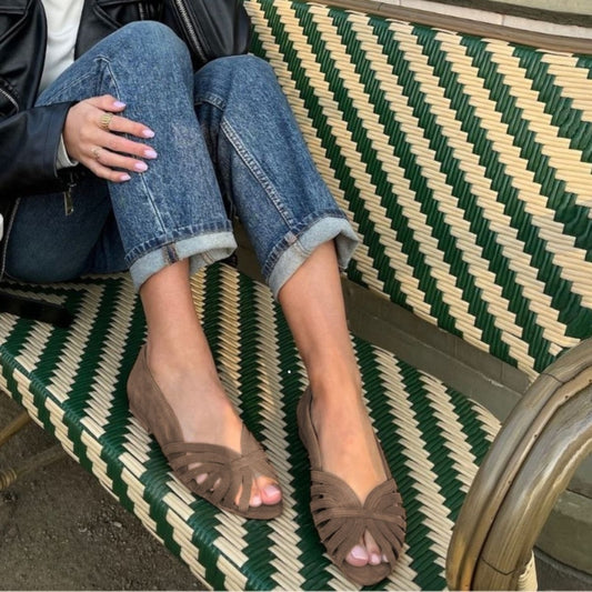 COPENHAGEN SHOES PASSIONATE SUEDE Ballet flats 0027 GREEN