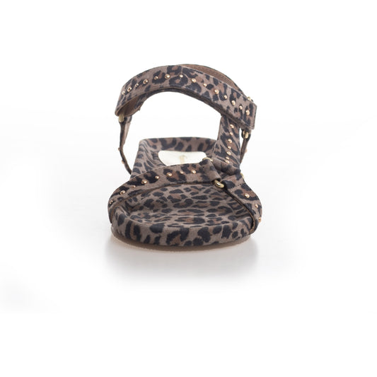 COPENHAGEN SHOES PEACE LEP. STUDS Sandals 049 Black leopard