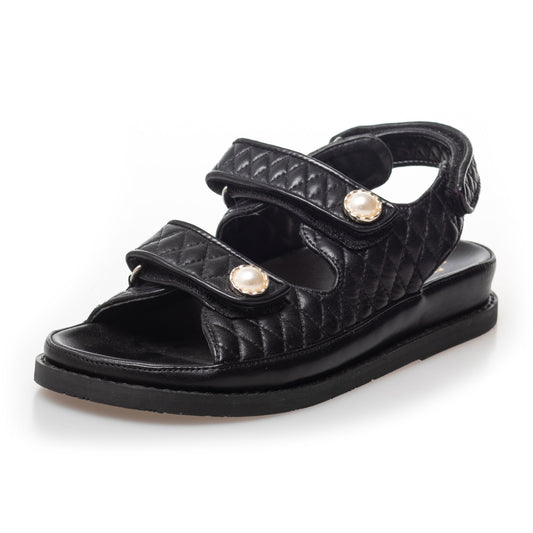 COPENHAGEN SHOES PEARL - Black Sandals 001 Black