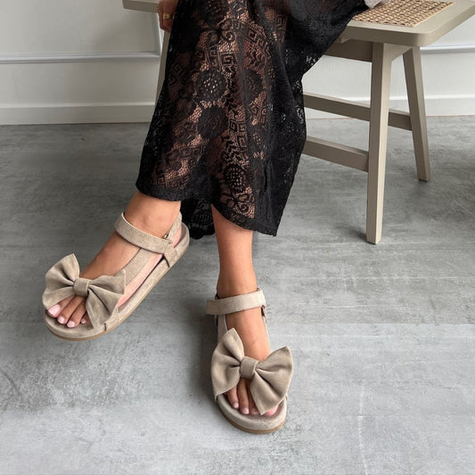 COPENHAGEN SHOES SKY AND DIAMONDS 24 SUEDE Sandals 00068 BEIGE (BEIGE 132 BIS)