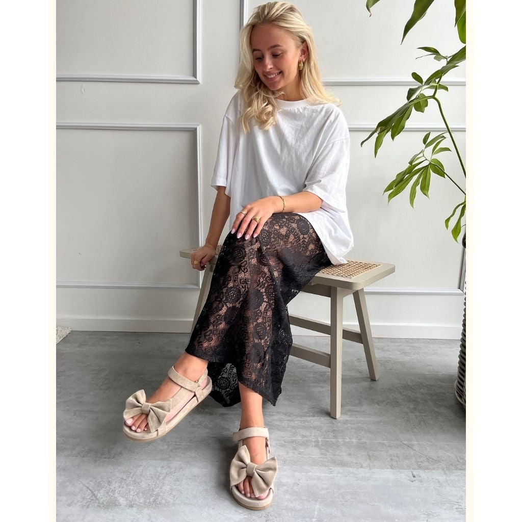 COPENHAGEN SHOES SKY AND DIAMONDS 24 SUEDE Sandals 00068 BEIGE (BEIGE 132 BIS)