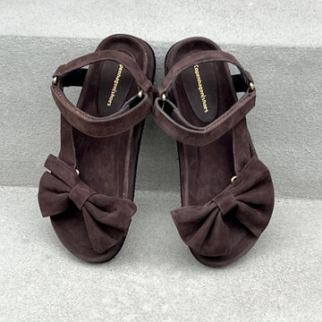 COPENHAGEN SHOES SKY AND DIAMONDS 24 SUEDE Sandals 004 Dark brown