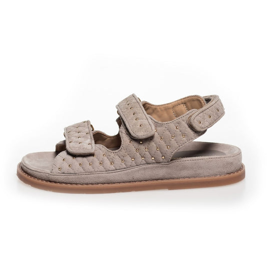 COPENHAGEN SHOES STUDS ON SUEDE Sandals 0002 BEIGE