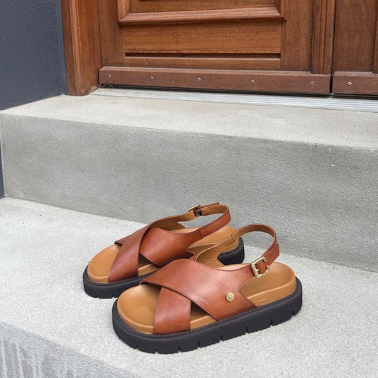 COPENHAGEN SHOES SUMMERTIME COGNAC Sandals 0241 COGNAC