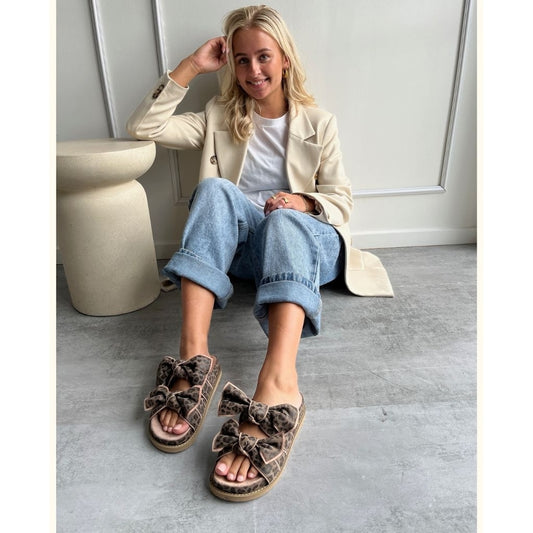 COPENHAGEN SHOES SUMMER DREAM LEP Slippers 0141 LEP (MOUSE)/PAPAYA