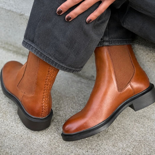 COPENHAGEN SHOES THE CITY LIFE Boots 0241 COGNAC
