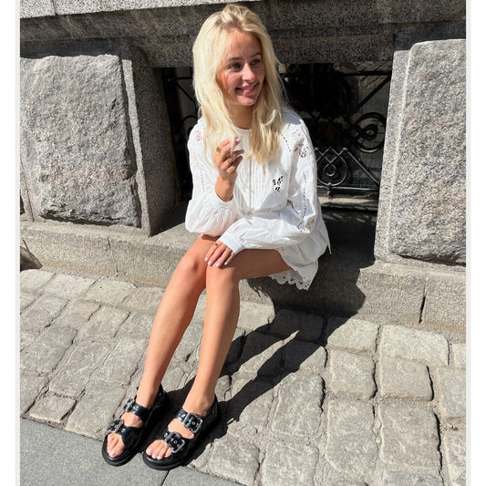 COPENHAGEN SHOES THE MAGICAL PATENT Sandals 0011 BLACK PATENT