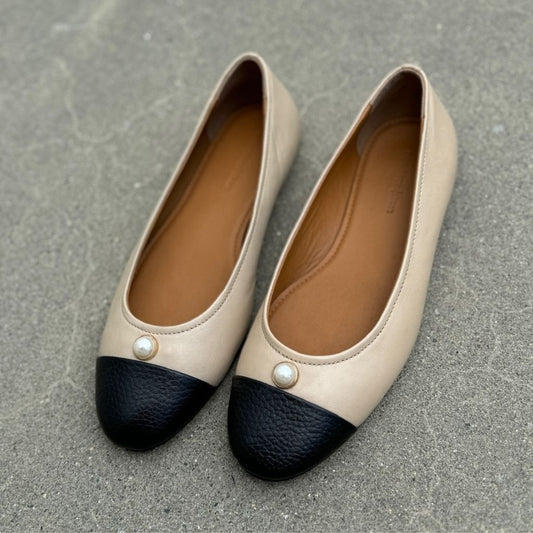COPENHAGEN SHOES THE PEARL BALLERINA Ballet flats 0007 BLACK / NUDE