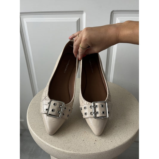 COPENHAGEN SHOES THE REASON WHY-CREAME CRC. Ballet flats 2061 CREAME CRC.