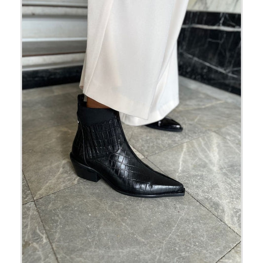 COPENHAGEN SHOES THE WALKING BOOT - LEATHER Boots 0001 BLACK