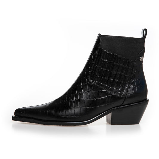 COPENHAGEN SHOES THE WALKING BOOT - LEATHER Boots 0001 BLACK