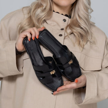 COPENHAGEN SHOES WOMEN'S WORLD Slippers 0003 BLACK