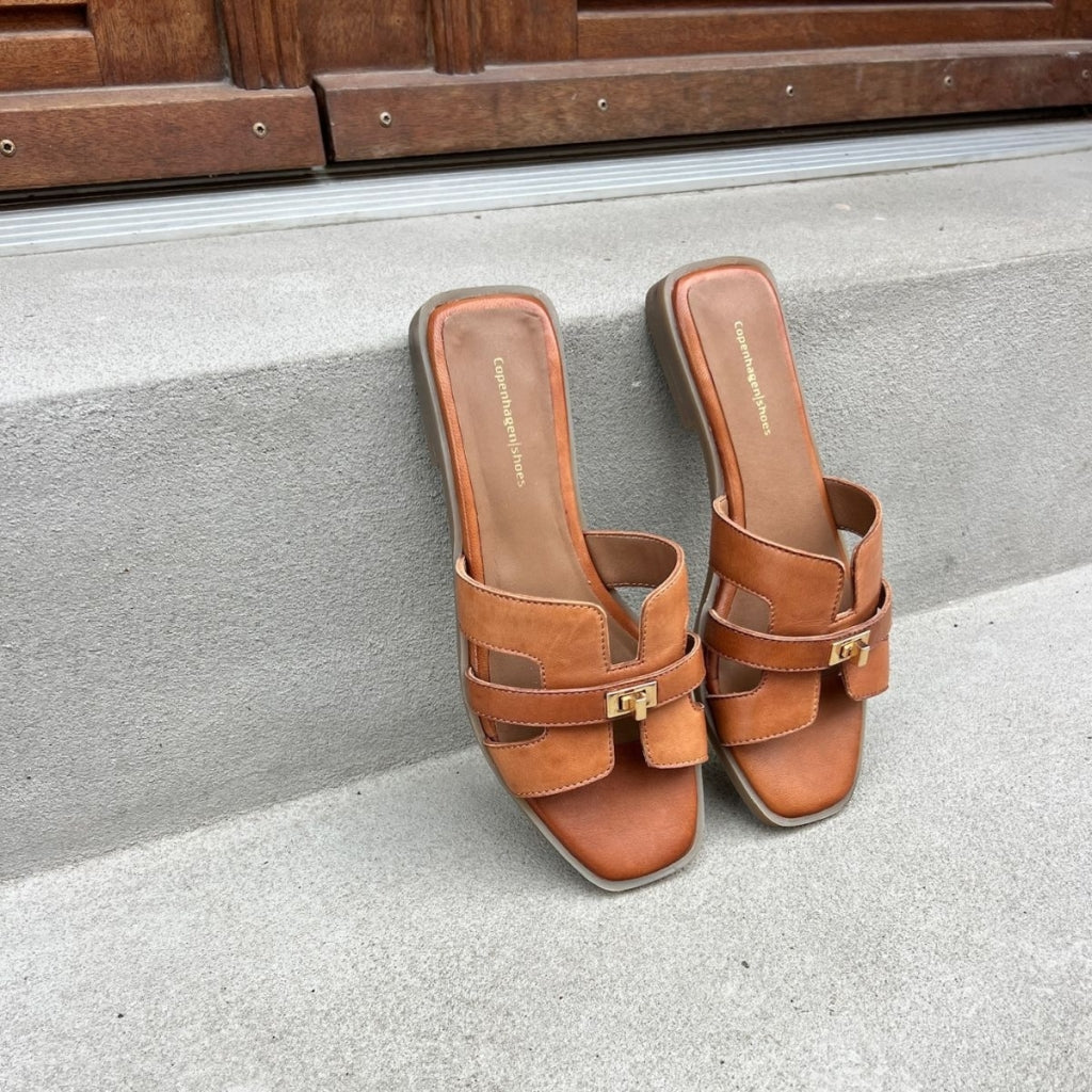 COPENHAGEN SHOES WOMEN'S WORLD Slippers 0241 COGNAC