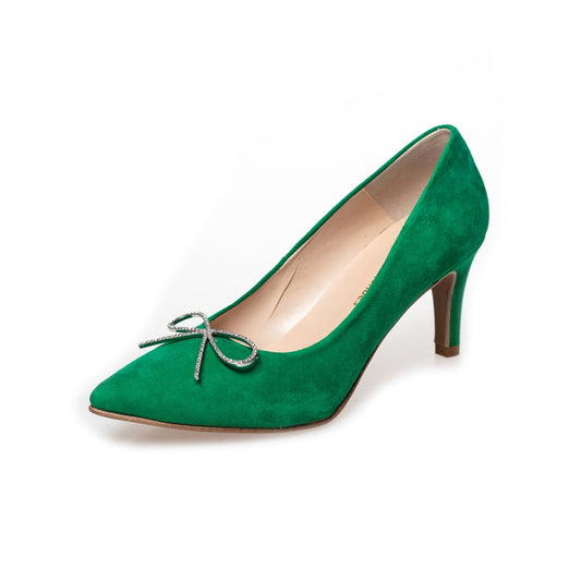 COPENHAGEN SHOES DANCE AND DIAMONDS Stilettos 451 GREEN JELLY BEAN