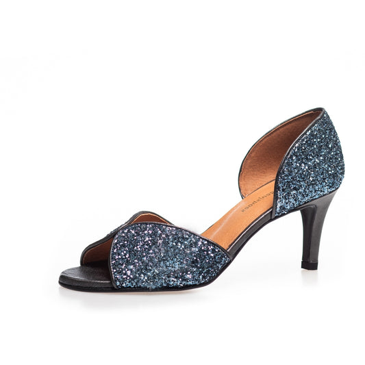 COPENHAGEN SHOES MY DIAMONDS - BLUE Stilettos 011 BLUE GLITTER