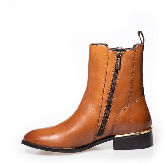 COPENHAGEN SHOES NEW FEVER 22 COGNAC Boots 0241 COGNAC