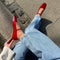 COPENHAGEN SHOES ALL FOR LOVE-PATENT Ballet flats 0016 RED