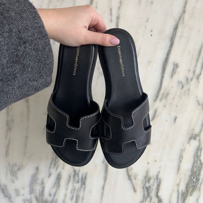 COPENHAGEN SHOES ALL FOR LOVE Slippers 0003 BLACK